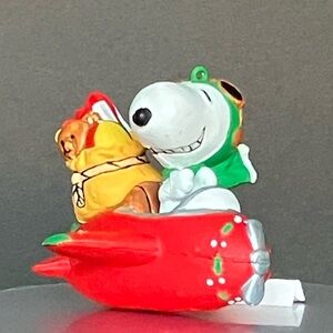 Snoopy in his Biplane Delivering Presents, United Feature Syndicate